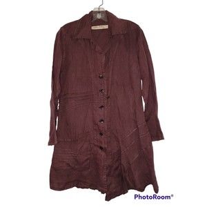 Women's Burgundy Tunic Top